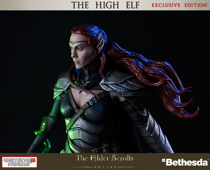 High Elf Statue Considers Itself the Rightful Ruler of Your Shelf