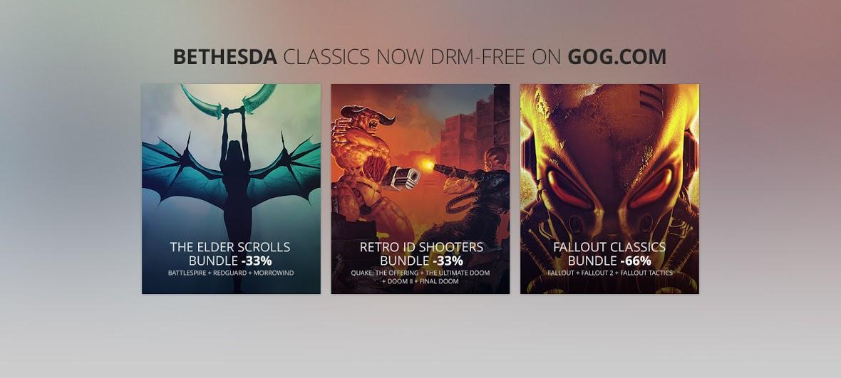 DRM-Free Fallout And Elder Scrolls Games Come To GOG