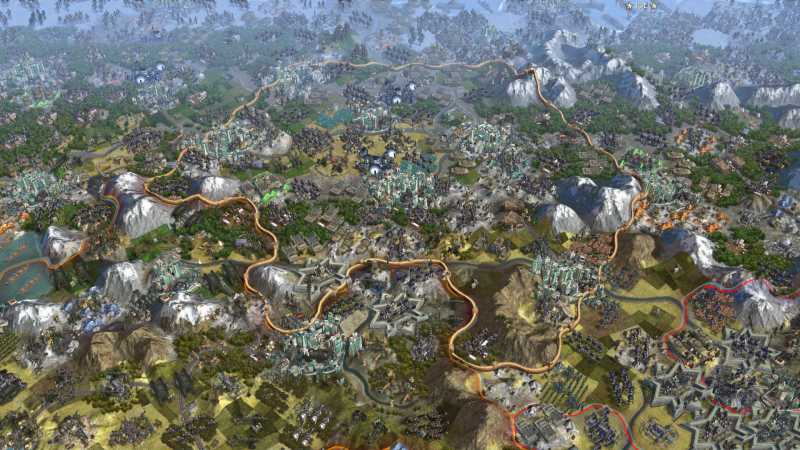 Check Out This 61 Player AI Controlled Civilization Game
