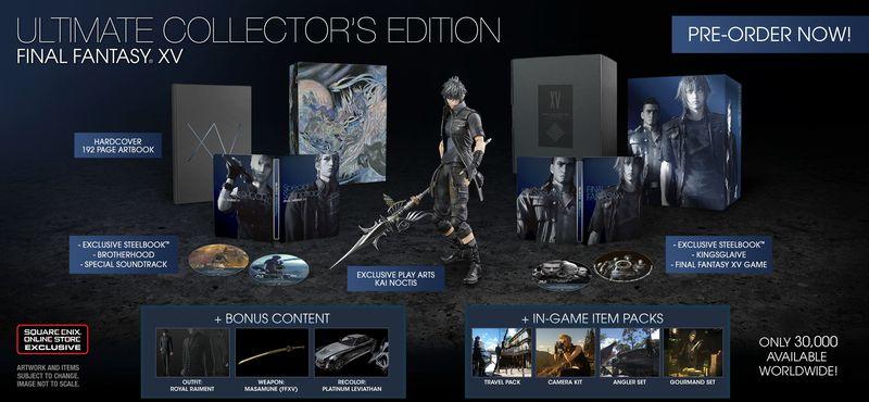 More FFXV Ultimate Collectors Editions Go On Sale Soon